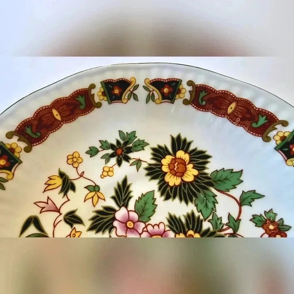 Vintage Oriental Elizabethan Fine Bone China Teacup & Saucer England Imari Style - Picture 9 of 9